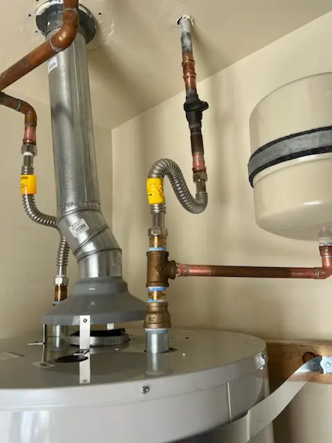 Water heater installation and plumbing repair in Black Water